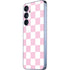 Pink and White Checkerboard Galaxy A36 5G Skin